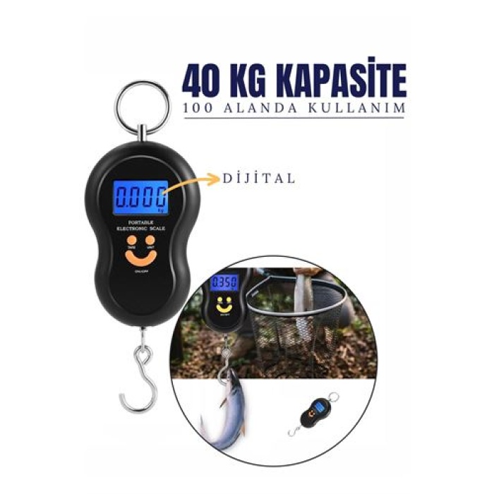 ModaCar Balıkçı Tipi Dijital 100 Alanda Kullanım El Tartısı