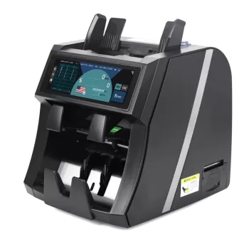 Tsp Para Sayma Makinası 21 Ülke Siyah Yazıcılı