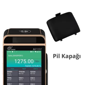Pax A910sf Uyumlu B910sf Pil Kapağı