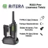 Ritera R333 Pmr Lisanssız El Telsizi