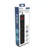 İnca IPW-44SY3 5 port Akım Korumalı Led Tuşlu Priz 3M - Siyah