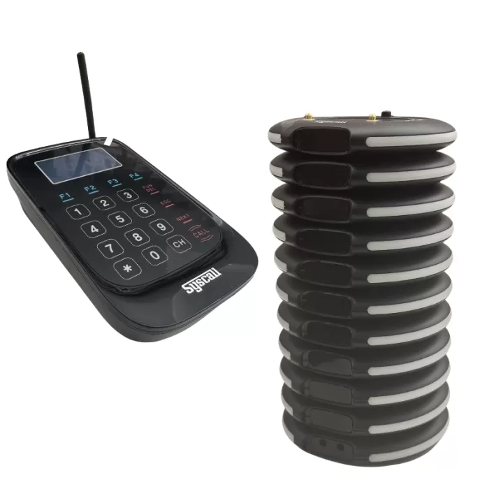 Syscall Gp101r10c + Gp 2000t Self Servis Müşteri Çağırma Cihazı