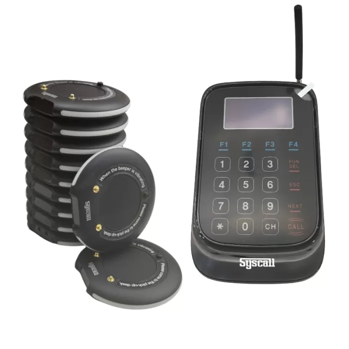Syscall Gp101r10c + Gp 2000t Self Servis Müşteri Çağırma Cihazı