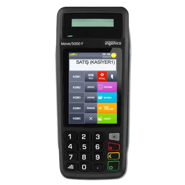 İngenico Move 5000 F Yeni Nesil Mobil Pos Yazarkasa Çanta Hediyeli