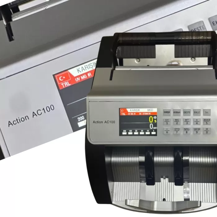 Action AC100 TL / EURO Kağıt Para Sayma Makinesi