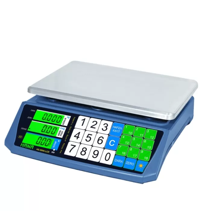 Hana Hs-5500 LCD Tartım Terazisi 30 Kg Kapasite
