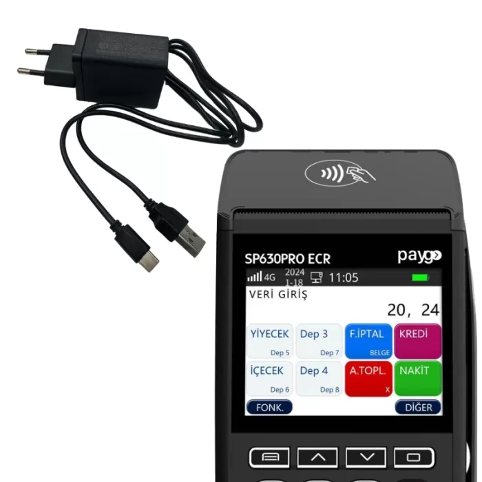 Paygo PRO Type C Şarj Adaptörü