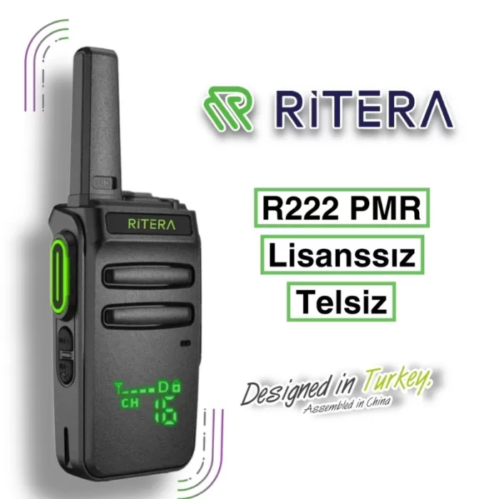 Ritera R222 Pmr Lisanssız El Telsizi