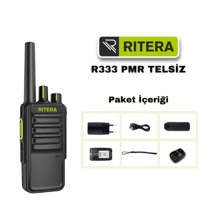Ritera R333 Pmr Lisanssız El Telsizi