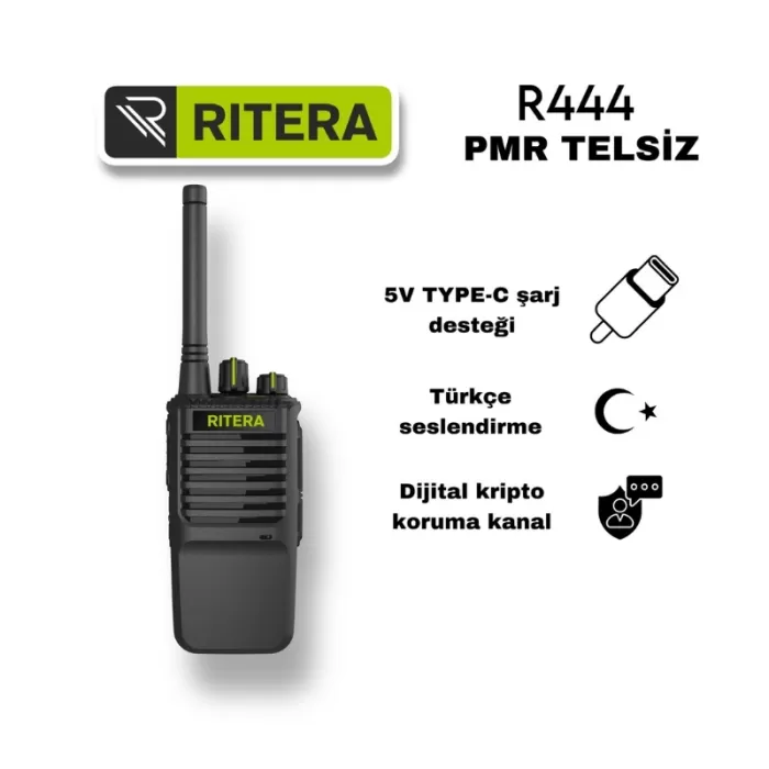 Ritera R444 Pmr Lisanssız El Telsizi