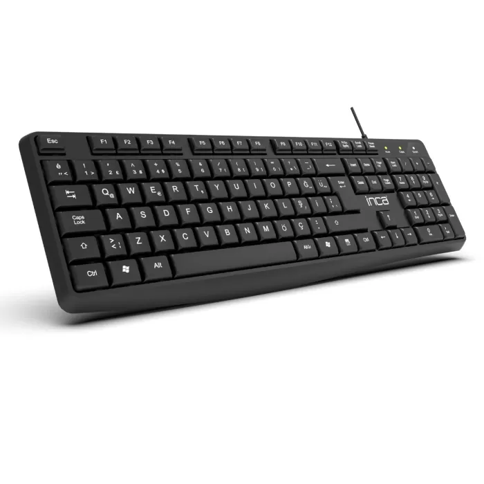 İnca IK-275QU Q Multımedıa Soft Touch Black Keyboard