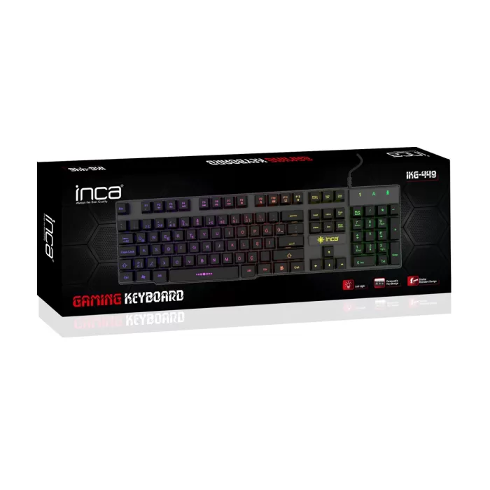 İnca Ikg-449 Raınbow Efect Mekanik Hisli Gamıng Klavye