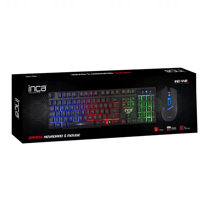 İnca Ikg-448 Raınbow Efect Mekanik Hisli Gamıng Klavye &amp; Mouse Set