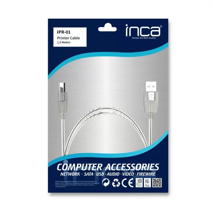 İnca Ipr-1t Usb 2.0 Yazıcı Kablosu 1.5m Kablo