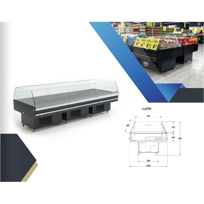 Açık Soğutucu Reyon Dolap