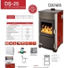 Daiwa DŞ-25 Katı Yakıtlı Şömineli Sıcak Sulu Kalorifer Sobası