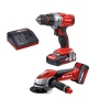 Einhell 4257211 Te-Tk 18 Li Kit Combo, Akülü Taşlama ve Matkap Vidalama Seti