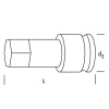 Osaka Tool LN12-38AD 1/2-3/8 inç Havalı Lokma Adaptörü