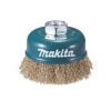 Makita D-39805 Ahşap İşleri Dalgalı Sarı Telli Çanak Fırça 100xM14x2mm
