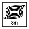 Einhell 4139420 Spiral Hava Hortumu 8 Metre - 8 mm