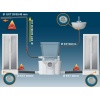Sanihydro Sanipro XR WC + 3 Ünite Öğütücü Tahliye Cihazı