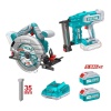 Total TOSLI240866E 20V 2x5.0 Ah Akülü Daire Testere Çivi Tabancası Alet Seti