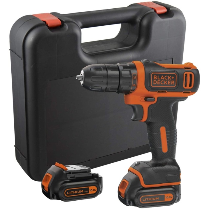Black+Decker BDCDD12KB 10.8V 1.5Ah Lı-Ion Çift Akülü Vıdalama