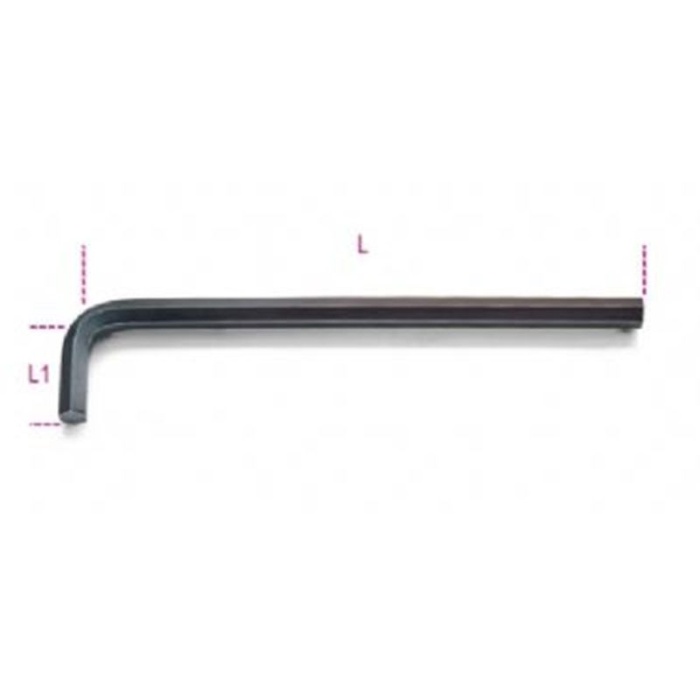 Beta 000960825 96L 2,5mm Uzun Allen Anahtar
