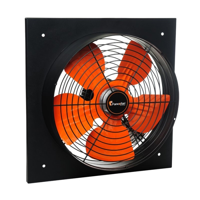 Fanexfan PSMK 450 Kare Kasa Metal Pervaneli Aksiyal Aspiratör (Monofaze) Monofaze