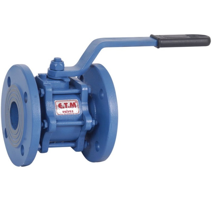 Etm DN50 PN10-16 Flanşlı Tam Geçişli Küresel Vana 2