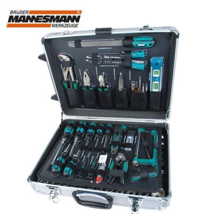 Mannesmann 29077 Alüminyum Takım Çantalı Alet Seti, 159 Parça