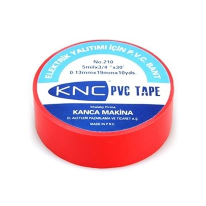 KNC Kırmızı PVC Elektrikçi Bandı