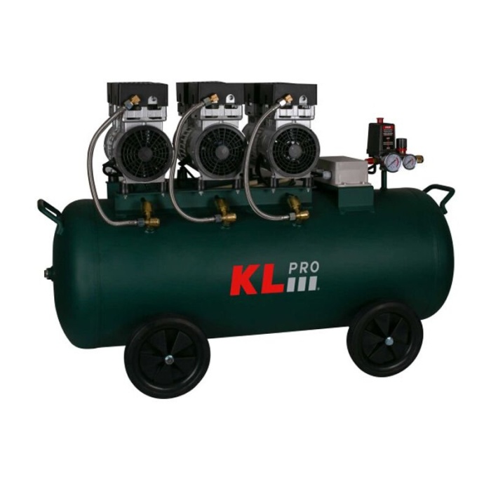 KL Pro KLK103S 3x1HP 3x750W 100 Lt. Yağsız Kompresör