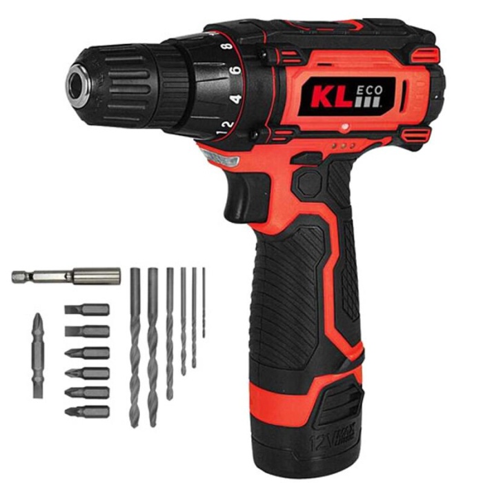 KL Eco KE2213NM-DB 12V 1.3Ah Çift Akülü Matkap