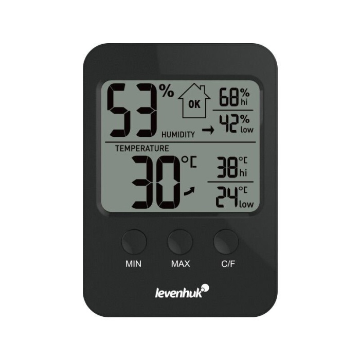 Levenhuk Wezzer BASE L30 Siyah Termo Higrometre