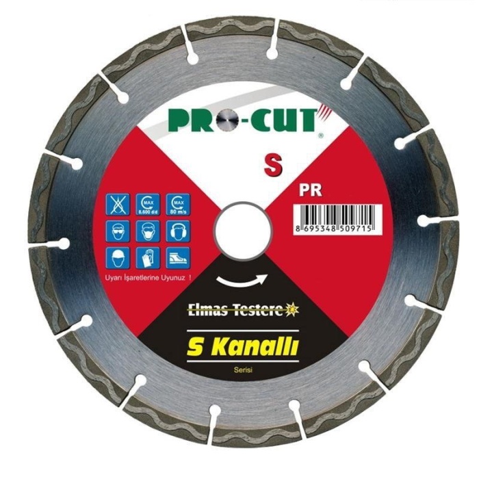 ProCut PR50973 230 S 230mm (S) Kanallı Elmas Testere