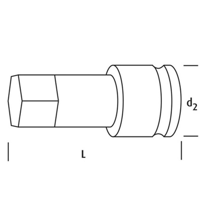 Osaka Tool LN12-38AD 1/2-3/8 inç Havalı Lokma Adaptörü