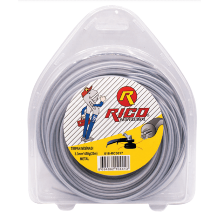Rico 018-RC3017 Yuvarlak Metal Tırpan Misinası