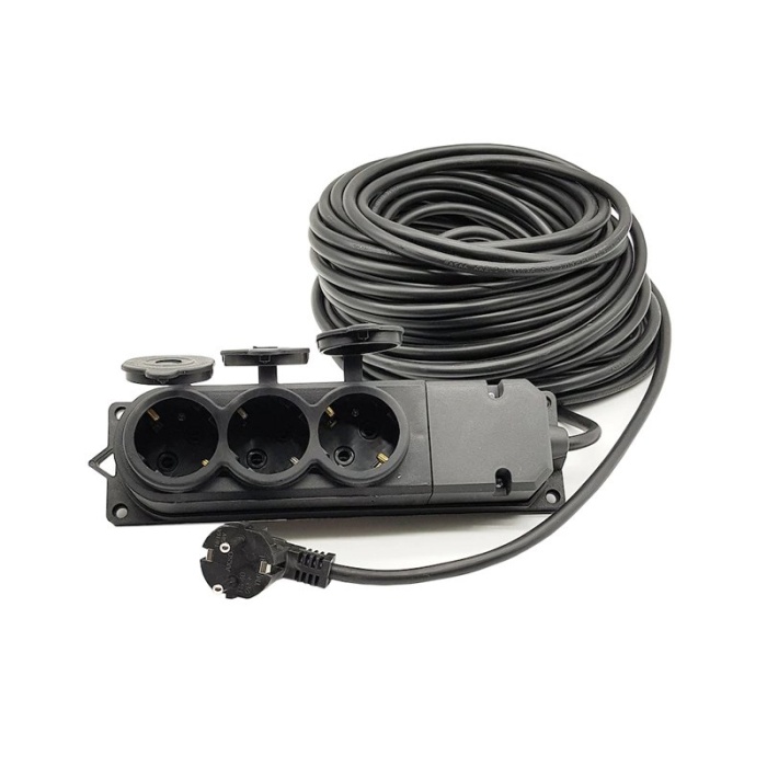 Topart TA01555 10Mt 3*1,5mm 3 Lü Grup Priz