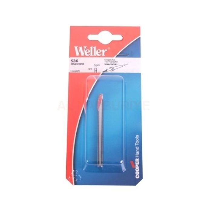 Weller S36 Sp40 Havya için Demir Kaplı Düz Uç