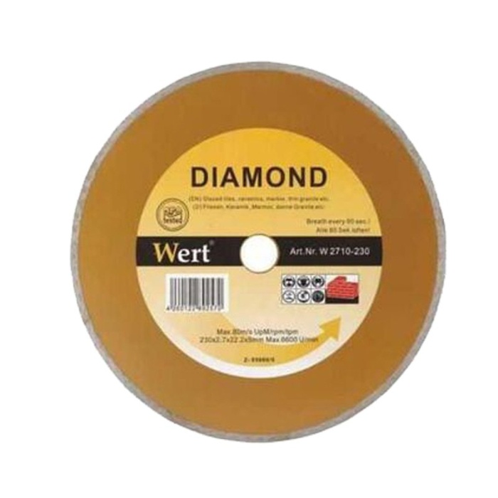 WERT 2710-125 Seramik-Fayans Elmas 125mm Testere