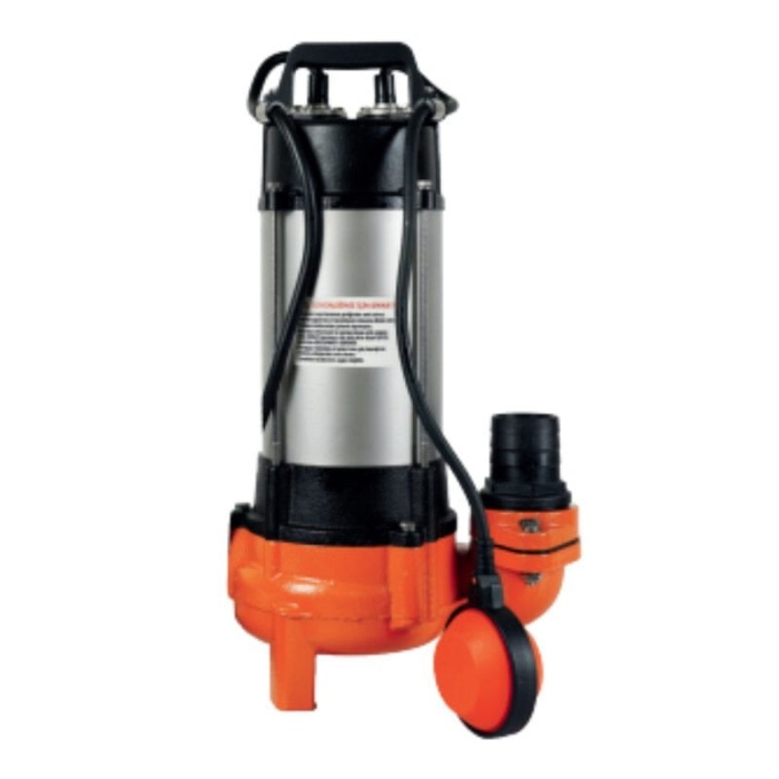 Water Sound F-1500A 2HP Trifaze Kirli Su Açık Parçalayıcılı Drenaj Pompası