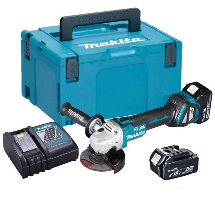 Makita DGA463RTJ 18V 5.0Ah Akülü Brushless 115mm Avuç Taşlama