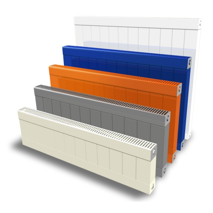 Duffmart Comfort 30x34 cm (4 Dilim) Mat Gri-7037 Alüminyum Radyatör