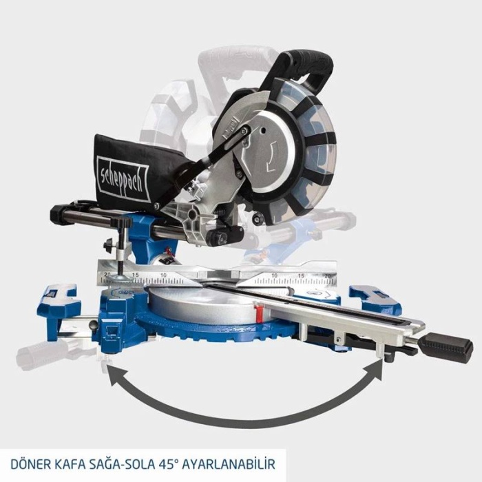 Scheppach HM254SPX 254mm Gönye Kesme Daire Testere