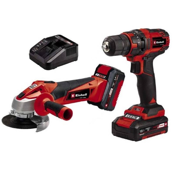 Einhell 4257238 TC-TK 18 Li Akülü Matkap ve Avuç Taşlama Seti