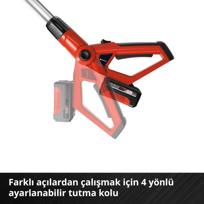Einhell 3410800 GE-HC 18 Li T Solo Akülü Yüksek Dal ve Çit Budama