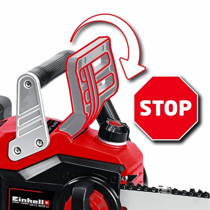 Einhell 4501780 GE-LC 36/35 Li Solo Akülü Zincirli Ağaç Kesme