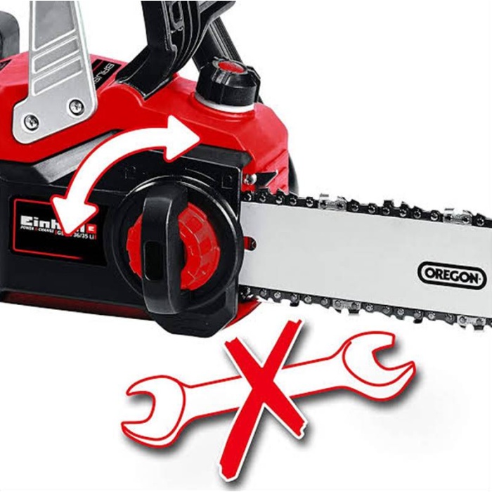 Einhell 4501780 GE-LC 36/35 Li Solo Akülü Zincirli Ağaç Kesme