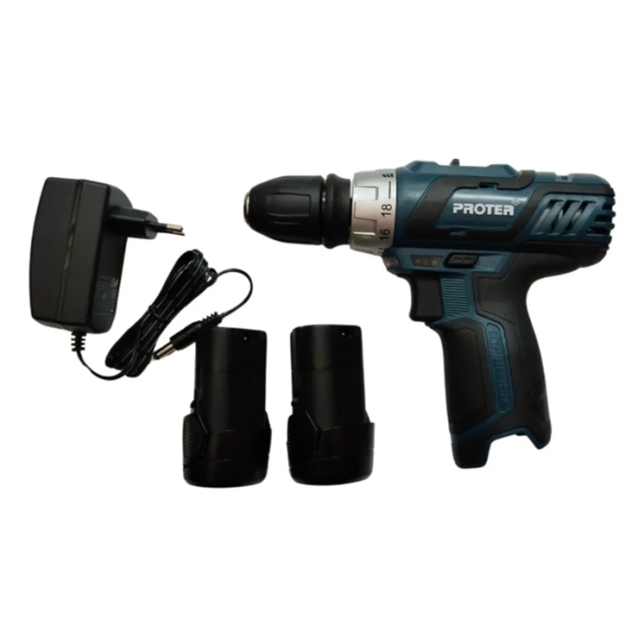Proter PST 222 Plus Şarjlı Akülü Vidalama Tornavida